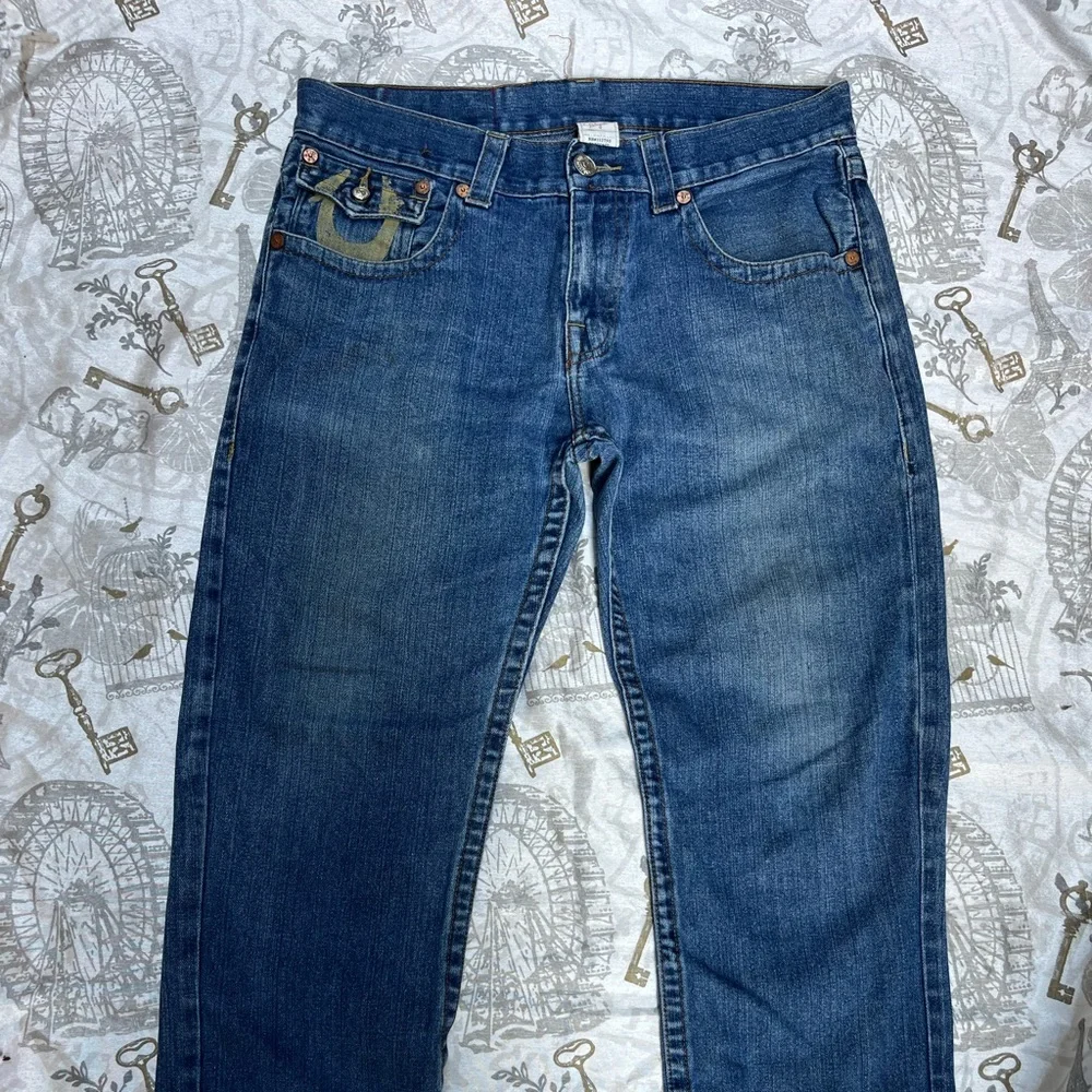 True Religion Blue Relaxed Jeans
